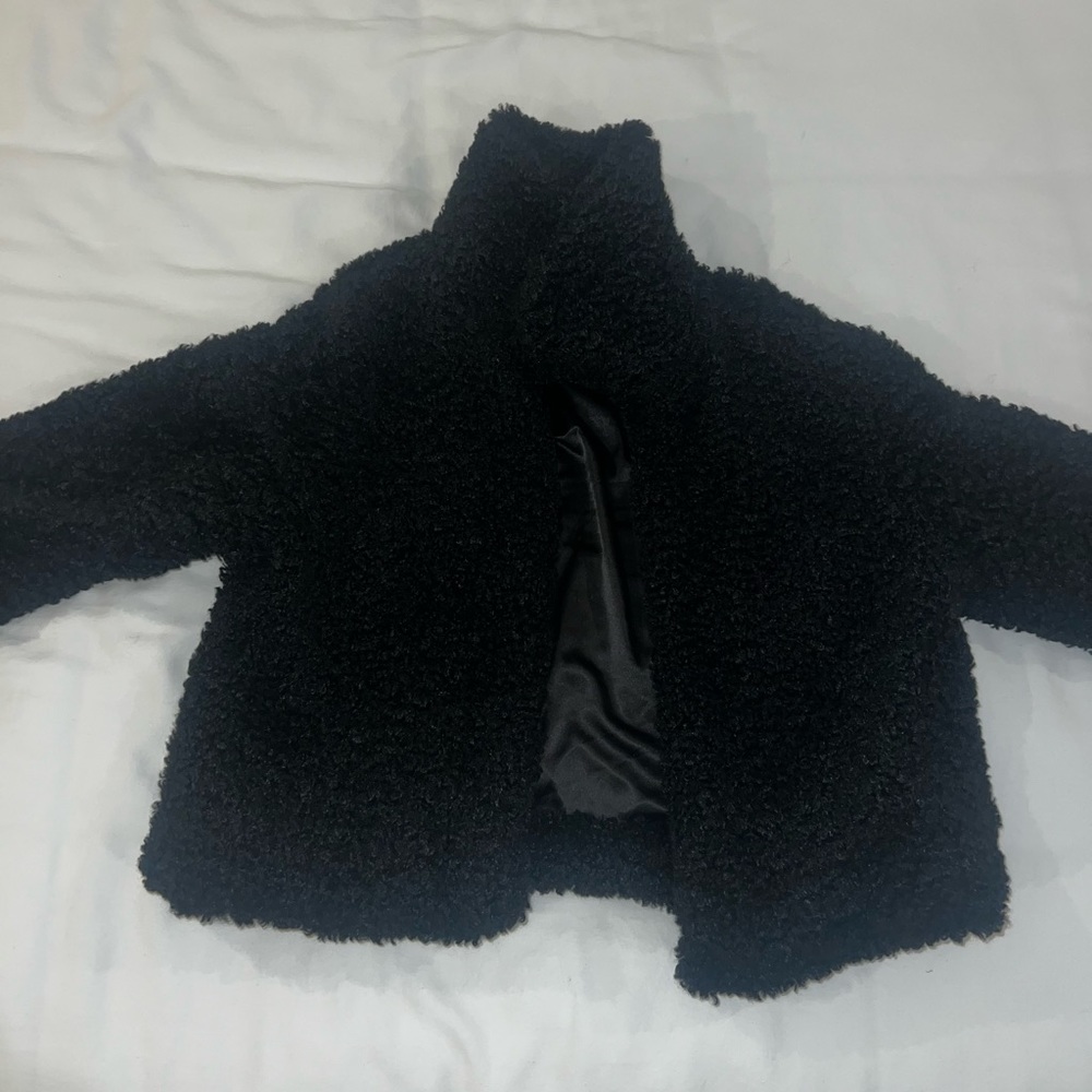 BLANK NYC Black Sherpa Jacket